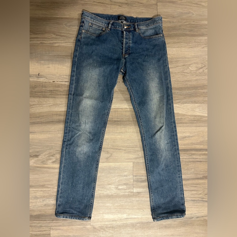 A.P.C. Straight Blue Jeans